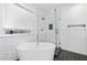 Spa-like bathroom with soaking tub and walk-in shower at 1156 Tucker Sw Pl, Atlanta, GA 30310