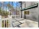 White deck with white railing, and view of backyard at 510 Watergate Ct, Roswell, GA 30076