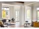 Bright dining room with hardwood floors and stylish light fixture at 731 Belt Se Loop, Atlanta, GA 30316