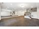 Spacious finished basement with mirrored wall and exercise area at 100 Dunwoody Creek Ct, Atlanta, GA 30350