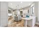 Spacious kitchen with island, stainless steel appliances, and light-colored cabinetry at 100 Dunwoody Creek Ct, Atlanta, GA 30350