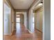 View down a hardwood entryway at 857 Garner Rd, Rockmart, GA 30153