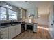 Eat-in kitchen with stainless steel appliances and granite countertops at 857 Garner Rd, Rockmart, GA 30153