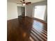 Spacious living room with hardwood floors at 6050 Ledgewood Dr, Forest Park, GA 30297
