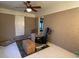 Sunroom with brick walls, wood flooring, and access to exterior at 6050 Ledgewood Dr, Forest Park, GA 30297