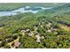 Aerial view of lakefront community at 15 Amberly Ln, Cartersville, GA 30121