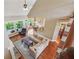 Open living room with hardwood floors and high ceilings at 15 Amberly Ln, Cartersville, GA 30121