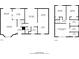 Two-story home floor plan; 1586 sq ft at 2522 Corner Shoals Dr, Decatur, GA 30034