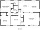 1072 sq ft floor plan, features 2 bedrooms, 2 baths, living room, kitchen and dining area at 2230 Star Mist Sw Dr, Atlanta, GA 30311