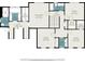 Upper level floor plan showing bedrooms, bathrooms, and closet space in detail at 515 Lees Sw Trce, Marietta, GA 30064