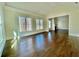 Bright living room with hardwood floors and access to the kitchen at 4412 Brookview Se Dr, Atlanta, GA 30339