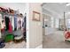 Walk-in closet with ample shelving and hanging space at 4980 Pleasantry Nw Way, Acworth, GA 30101