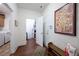 Bright hallway with access to laundry and storage at 4980 Pleasantry Nw Way, Acworth, GA 30101