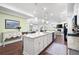 Open concept kitchen with large island and stainless steel appliances at 4980 Pleasantry Nw Way, Acworth, GA 30101
