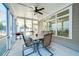 Relaxing screened porch with seating area and grill at 4980 Pleasantry Nw Way, Acworth, GA 30101