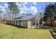 Exterior view of enclosed in-ground pool at 5025 Hidden Ct, Cumming, GA 30040