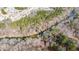Aerial view of a peaceful river at 4653 Flat Bridge Sw Rd, Stockbridge, GA 30281