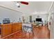 Kitchen with breakfast bar and view into living room at 2401 Prestige Valley Ct, Morrow, GA 30260