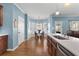 Charming dining room with wainscoting and a bay window at 164 Castlewood Rd, Tyrone, GA 30290