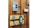 Close up of electrical panel and charger at 164 Castlewood Rd, Tyrone, GA 30290