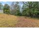 Large backyard with chain link fence at 37 Delmoor Nw Ct, Atlanta, GA 30311