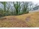 Spacious backyard with trees and chain link fence at 37 Delmoor Nw Ct, Atlanta, GA 30311