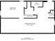Lower floor plan includes bedroom, bath, and rec room at 37 Delmoor Nw Ct, Atlanta, GA 30311