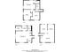 3-floor plans showing basement, main and upper floor layouts at 2211 Green Forrest Dr, Decatur, GA 30032