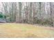 Private backyard with wooded area and fenced perimeter at 2211 Green Forrest Dr, Decatur, GA 30032