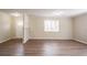 Living room with hardwood floors and neutral wall colors at 2211 Green Forrest Dr, Decatur, GA 30032