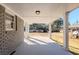 Covered back patio with concrete flooring at 3582 Swallow Ln, Decatur, GA 30032