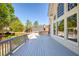 Spacious back deck provides an ideal spot for relaxation with views of the garden at 701 Vinings Estates Se Dr, Smyrna, GA 30126