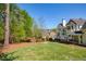 Scenic view of the expansive backyard from the back of the home at 701 Vinings Estates Se Dr, Smyrna, GA 30126