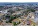Aerial view of a newly built home with a large yard at 153 Oak St, Hiram, GA 30141