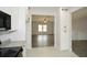 Open concept kitchen with view into living room at 153 Oak St, Hiram, GA 30141