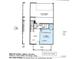 First floor layout featuring a 2-car garage, flex room, and optional extended shower at 391 Lincoln St, Woodstock, GA 30188
