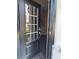 Elegant front door with glass panes and a view of the interior staircase, inviting you into this beautiful home at 391 Lincoln St, Woodstock, GA 30188