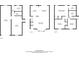 Multi-level home floor plans, including a garage at 6179 Dana Ct, Lithonia, GA 30058