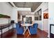 Charming dining area with modern table and chairs, perfect for enjoying meals with a view of the city at 250 Pharr Rd # 1707, Atlanta, GA 30305