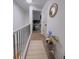Bright hallway with wood-look floors and a plant at 4940 Parke Brook Dr, Acworth, GA 30101