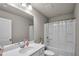 Bathroom with shower/tub combo and updated vanity at 210 Omega Ct, Dallas, GA 30157