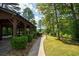 Covered pavilion with walking path near trees at 210 Omega Ct, Dallas, GA 30157