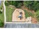 Aerial view of a playground with slides at 210 Omega Ct, Dallas, GA 30157