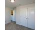 Bedroom with closet and access to bathroom at 129 Warbler Way, Mcdonough, GA 30253