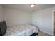 Bedroom with double bed, closet, and window at 129 Warbler Way, Mcdonough, GA 30253