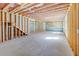 Unfinished basement space with exposed ceiling and wall framing, ready for customization at 31 Bennett Farm Dr, Loganville, GA 30052