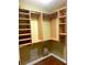 Large walk-in closet with custom shelving and rods at 3857 Felton Hill Sw Rd # 9, Smyrna, GA 30082