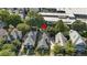 Aerial perspective highlighting the house's neighborhood setting at 72 Waddell Ne St, Atlanta, GA 30307