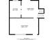 Floor plan depicting kitchen, dining area, and living room on floor two at 3670 Leisure Ln, Atlanta, GA 30349