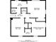 Floor plan depicting baths and bedrooms on floor three at 3670 Leisure Ln, Atlanta, GA 30349